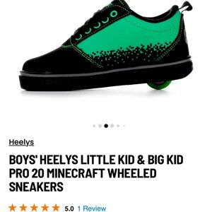 Minecraft Heelys Boys youth size 5